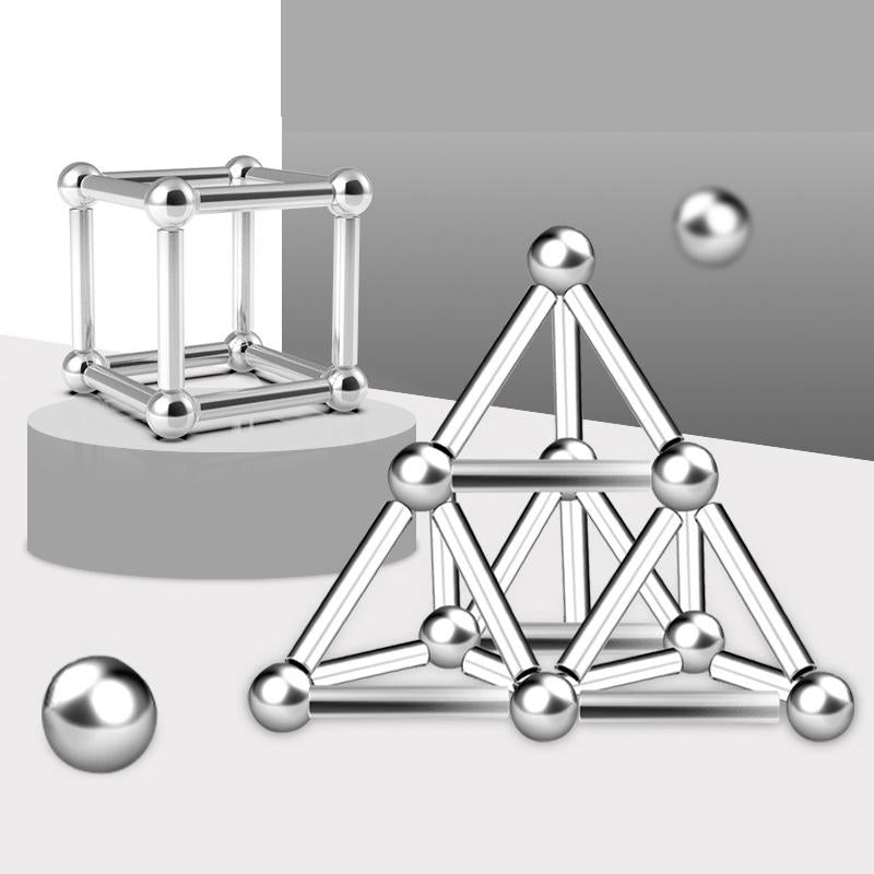 DIY Magnetic Sticks And Balls - 40% OFF TODAY !! - Designer Building Blocks Construction Set Magnet Toys Children Adults - 5econds.co