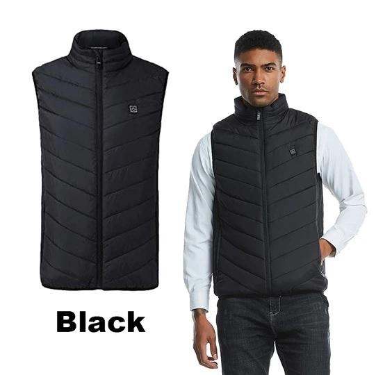 Electric Heated Vest Men Women Heating Waistcoat Thermal Warm Clothing Usb Heated Outdoor Vest Winter Heated Jacket - 5econds.co