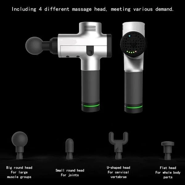 4-In-1, Relieving Pain, 3 Speed Settings Body Deep Muscle Massager - 5econds.co