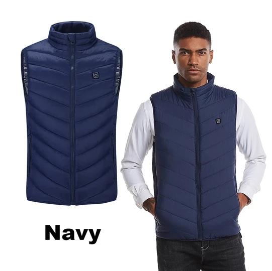 Electric Heated Vest Men Women Heating Waistcoat Thermal Warm Clothing Usb Heated Outdoor Vest Winter Heated Jacket - 5econds.co