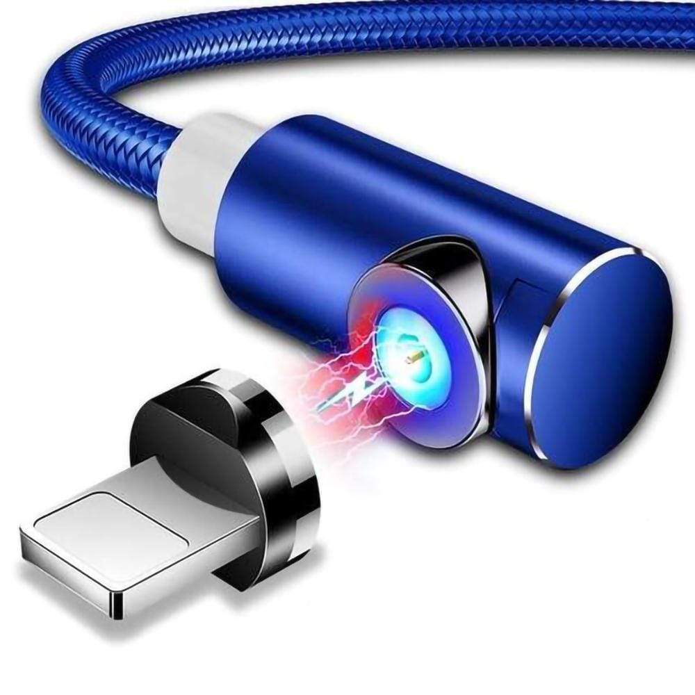 3-in-1 Magnetic Cable Charger - MicroUSB Type C Lightning Cord Fast Adapter - 5econds.co