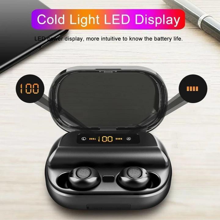 HiFi Waterproof Touch Control Headset - Bluetooth 5.0 Earphones Wireless Earbuds With Power Box for Swimmers Sports/Games - 5econds.co