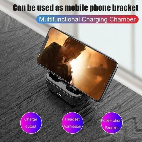 HiFi Waterproof Touch Control Headset - Bluetooth 5.0 Earphones Wireless Earbuds With Power Box for Swimmers Sports/Games - 5econds.co