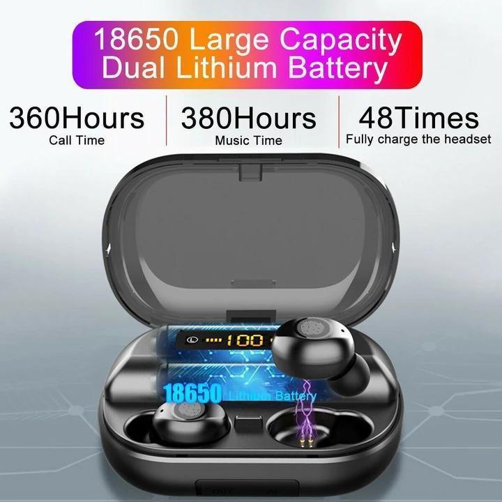 HiFi Waterproof Touch Control Headset - Bluetooth 5.0 Earphones Wireless Earbuds With Power Box for Swimmers Sports/Games - 5econds.co