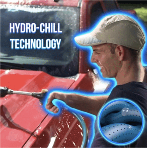 Sunstroke Prevented Cooling Hat - Hot Summer Wide Brim Sun Hat UV Protection Arctic Cap Hat Ice Cap Sunscreen Hydro Bucket Hat