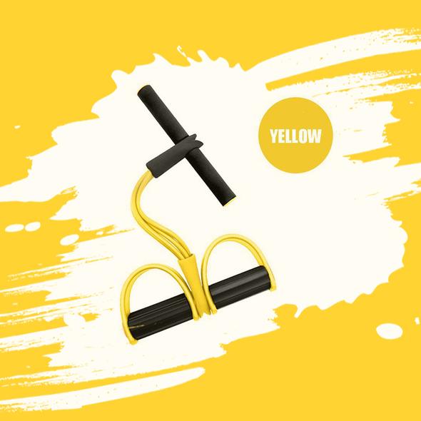 Fit™: 4-Tube Pedal Fitness Rope for Woman & Men - Fitness Gum 4 Tube Resistance Bands Latex Pedal Exerciser Sit-up Pull Rope Expander Elastic Bands Yoga equipment Pilates Workout - 5econds.co