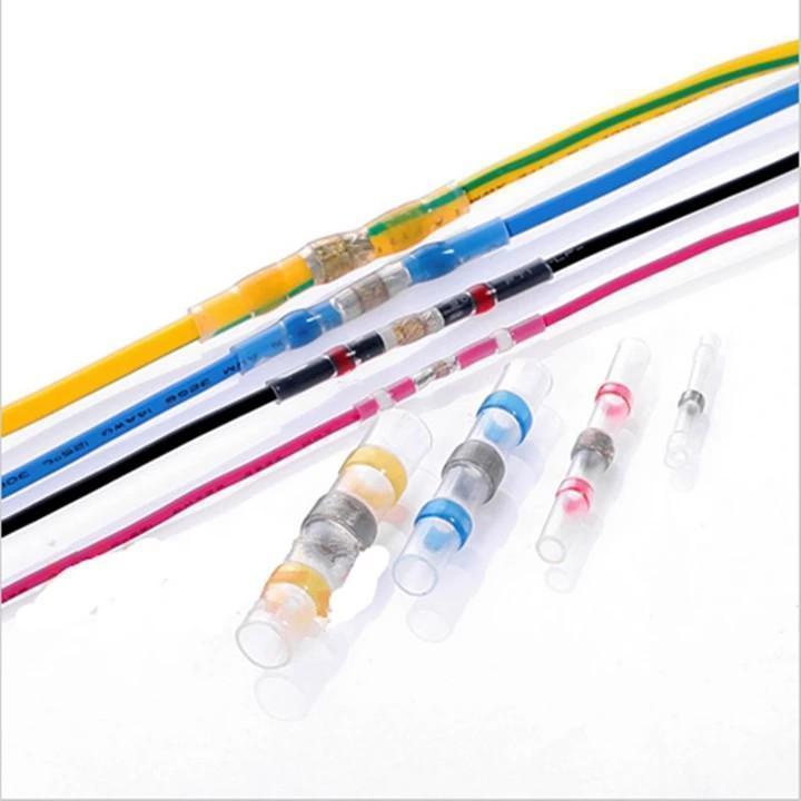 Waterproof Solder Wire Connectors - 50PCS - Heat Shrink Soldering Sleeve Terminals Insulated Waterproof Butt Wire Connectors Electrical Wire Soldered Terminals - 5econds.co