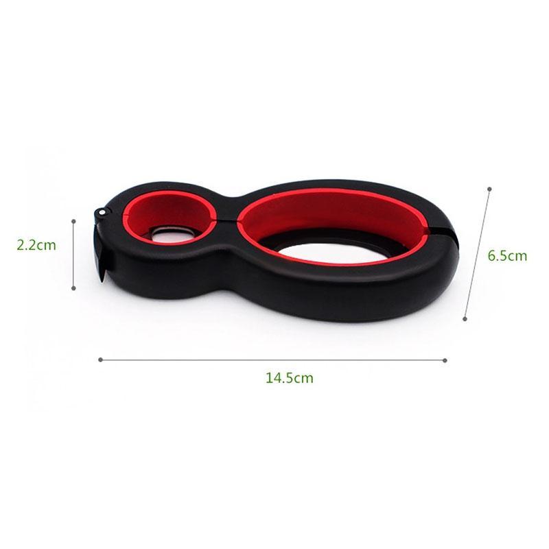 6 in 1 Multifunction Opener - All in One Twist Bottle Jar 8 shaped Gripper Can Wine Beer Lid Twist Off Jar Opener Claw - 5econds.co