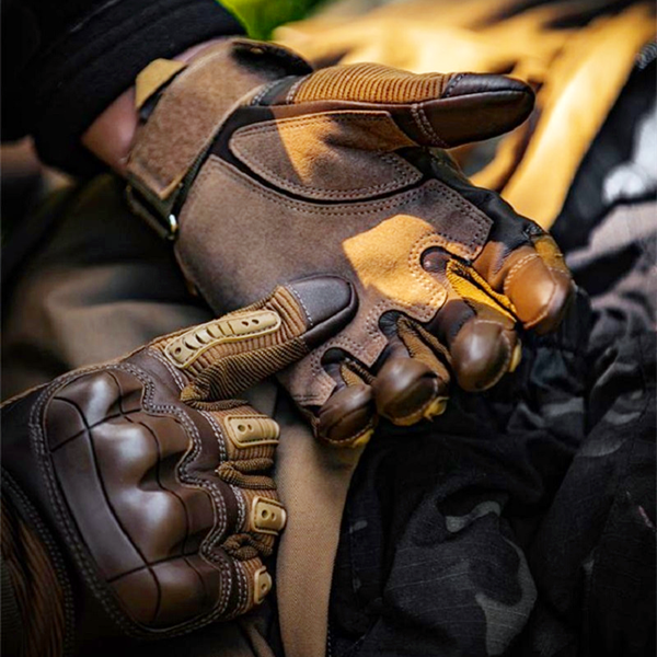 Military Full Finger Tactical Gloves - Hard Knuckle Army Special Forces Ops Fire Resistant Water Proof Gloves - 5econds.co