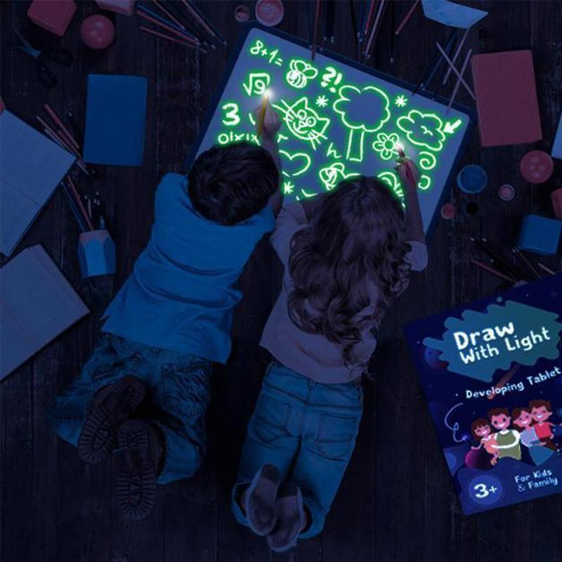 Light Drawing Toy - Fun And Developing Neon Toy - 5econds.co