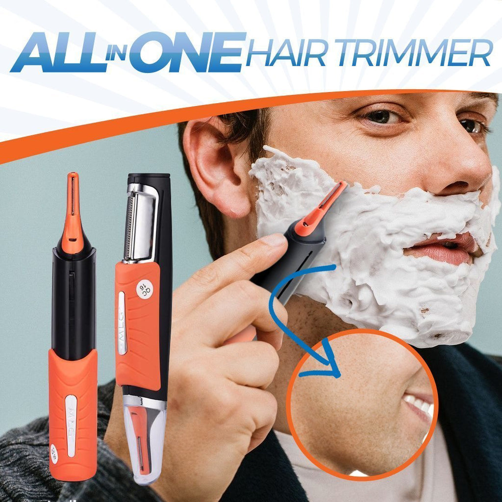 Last day promotion 50% OFF - Men All-in-One Hair Trimmer - Eyebrow Ear Nose Removal Clipper Shaver Unisex Personal Electric Face Trimer - 5econds.co