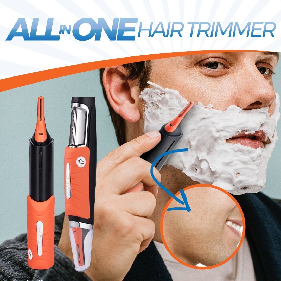 Last day promotion 50% OFF - Men All-in-One Hair Trimmer - Eyebrow Ear Nose Removal Clipper Shaver Unisex Personal Electric Face Trimer - 5econds.co