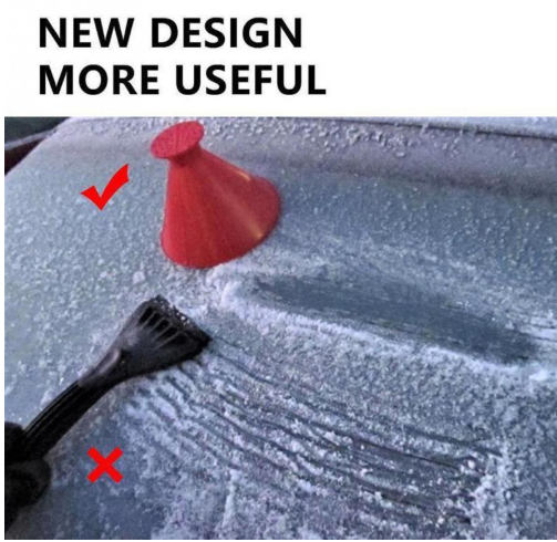Magical Car Ice Scraper - HOT SALE🔥Miracle Snow Windshield Car Window Cone Ice Scraper - 5econds.co