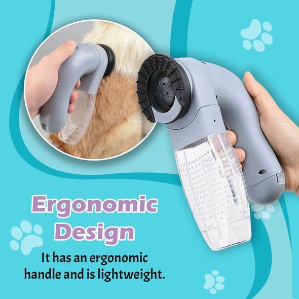 Pet Hair Vacuum - Electric Portable Pet Dog Cat Hair Cleaning Machine Shed Pal Grooming Clean Hair Combs Remover Pet Tool