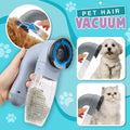 Pet Hair Vacuum - Electric Portable Pet Dog Cat Hair Cleaning Machine Shed Pal Grooming Clean Hair Combs Remover Pet Tool