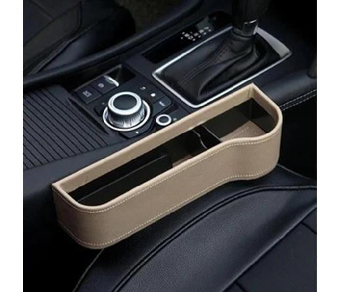 Multifunctional Car Seat Organizer - Storage Box Car Organizer Seat Gap PU Case Pocket Car Seat Side Slit for Wallet Phone Coins Cigarette Keys Cards For Universal - 5econds.co