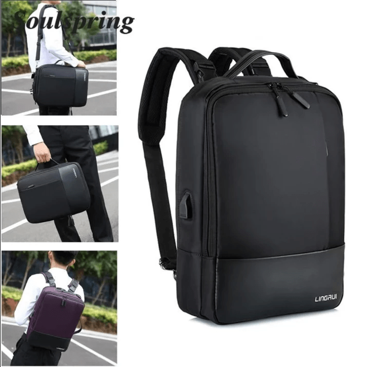 Premium Anti-theft Laptop Backpack with USB Port [2020 version] - 5econds.co