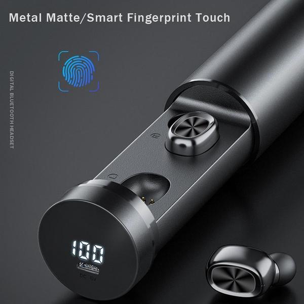 Space Capsule Bluetooth Headphones - Bluetooth Earphone 5.0 Wireless 8D HIFI Sport Earphone MIC Earbuds Gaming Music Headset For Xiaomi Samsung Huawei