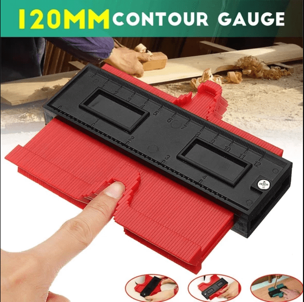 SHAPE CONTOUR GAUGE DUPLICATOR (2020 Upgraded) Professional Multifunctional Woodworking Profile Tool - 5econds.co