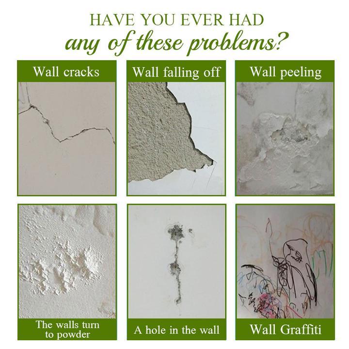 Wall Mending Agent (Gift Giving Now: Scraper) - Valid mould proof Wall Mending Agent Wall Repair Cream Wall Crack Nail Repair quick-drying patch restore - 5econds.co