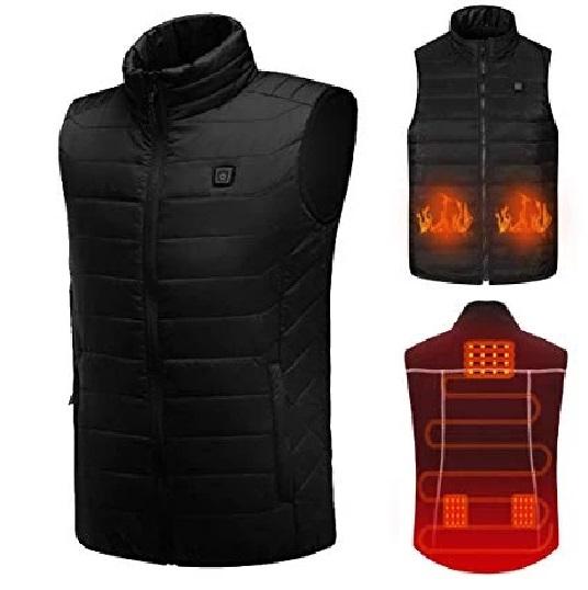 Electric Heated Vest Men Women Heating Waistcoat Thermal Warm Clothing Usb Heated Outdoor Vest Winter Heated Jacket - 5econds.co