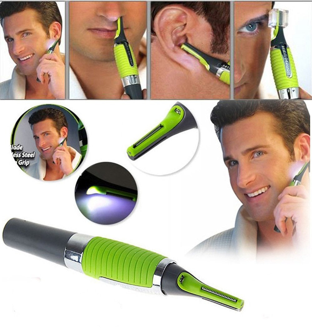 Last day promotion 50% OFF - Men All-in-One Hair Trimmer - Eyebrow Ear Nose Removal Clipper Shaver Unisex Personal Electric Face Trimer - 5econds.co