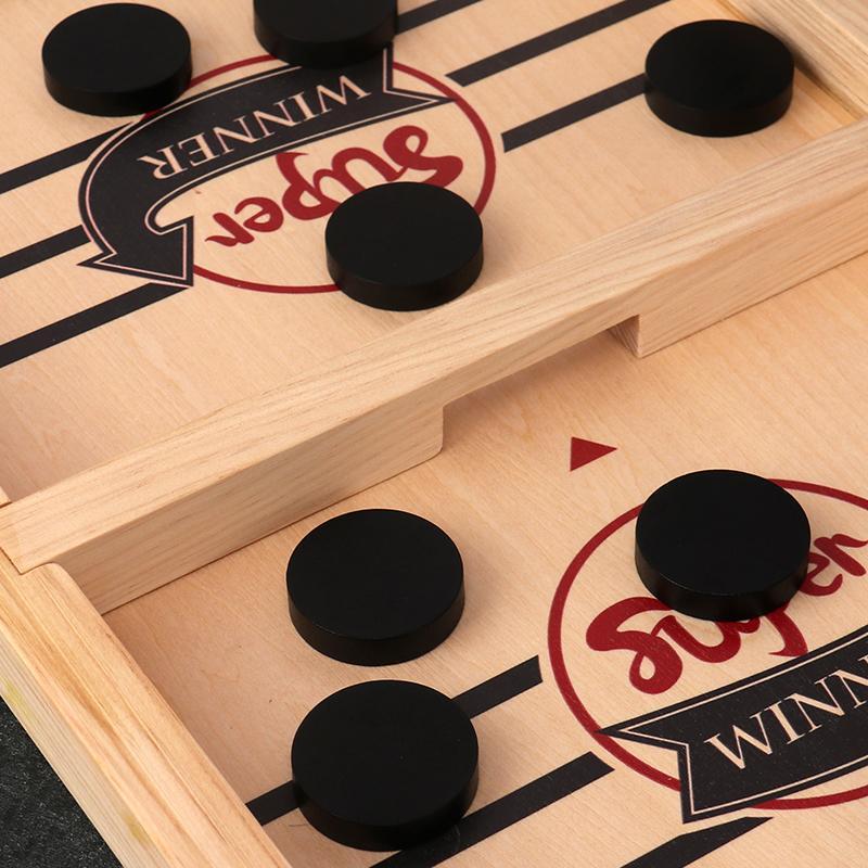 Table Hockey Game for Adult & Child - Sling Puck Toy Parent Children Desktop Battle Table for Kids Friends Gathering Gifts - 5econds.co