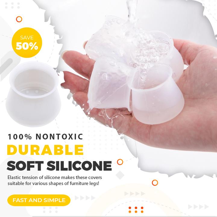 Furniture Silicon Protection Cover - Table Chair Leg Floor Feet Cap Cover Protector Feet Pads Non-slip Foot Protection Bottom Cover - 5econds.co