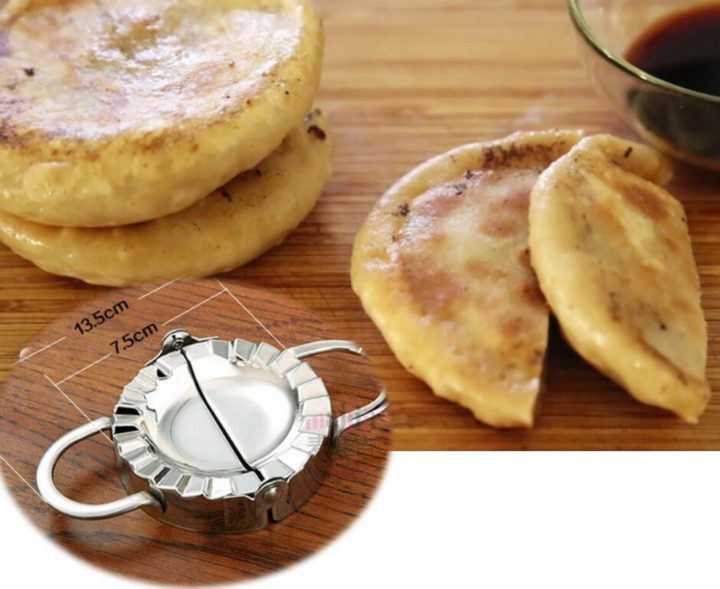 Dumpling Mould Set of 2pcs - DIY Mold Wrapper Cutter Making Machine Cooking Pastry Kitchen Tools Maker Device - 5econds.co