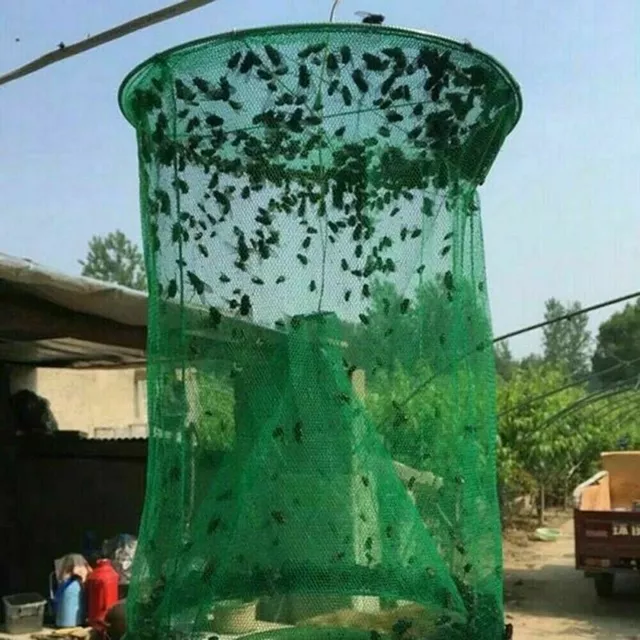 Reusable Fly Trap - The Ranch Outdoor Fly Trap Killer Bug Cage Net Perfect For Horses