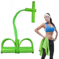 Fit™: 4-Tube Pedal Fitness Rope for Woman & Men - Fitness Gum 4 Tube Resistance Bands Latex Pedal Exerciser Sit-up Pull Rope Expander Elastic Bands Yoga equipment Pilates Workout - 5econds.co