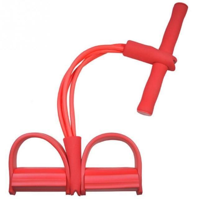 Fit™: 4-Tube Pedal Fitness Rope for Woman & Men - Fitness Gum 4 Tube Resistance Bands Latex Pedal Exerciser Sit-up Pull Rope Expander Elastic Bands Yoga equipment Pilates Workout - 5econds.co