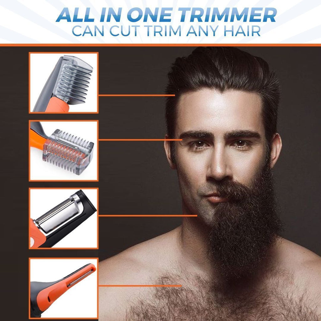 Last day promotion 50% OFF - Men All-in-One Hair Trimmer - Eyebrow Ear Nose Removal Clipper Shaver Unisex Personal Electric Face Trimer - 5econds.co