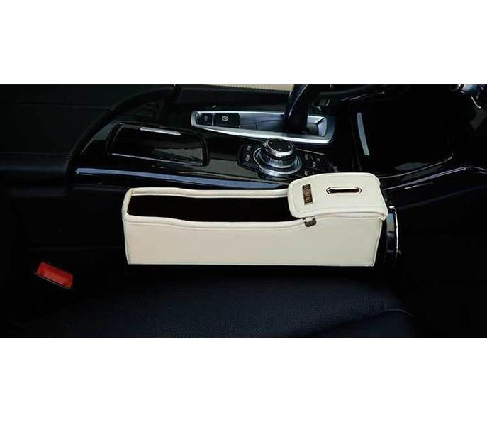 Multifunctional Car Seat Organizer - Storage Box Car Organizer Seat Gap PU Case Pocket Car Seat Side Slit for Wallet Phone Coins Cigarette Keys Cards For Universal - 5econds.co