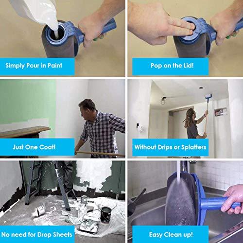Multifunctional Paint Roller Pro Kit - DIY Brush Tool Household Corner Home Office Room Wall - 5econds.co