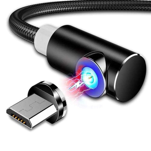 3-in-1 Magnetic Cable Charger - MicroUSB Type C Lightning Cord Fast Adapter - 5econds.co