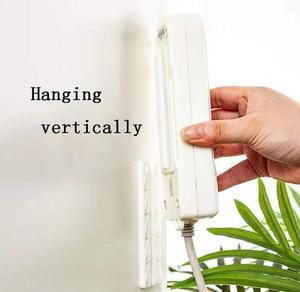 Punch-Free Wall Hanging Patch Panel Holder - Wall-Mounted Sticker Plug Fixer Home Self-Adhesive Socket Cable Wire Organizer - 5econds.co