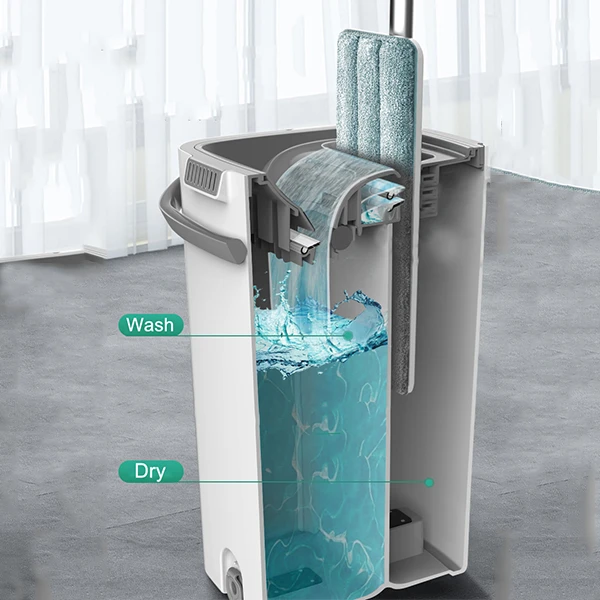 4-in-1 Multi-functional Hands-free Mop - 5econds.co