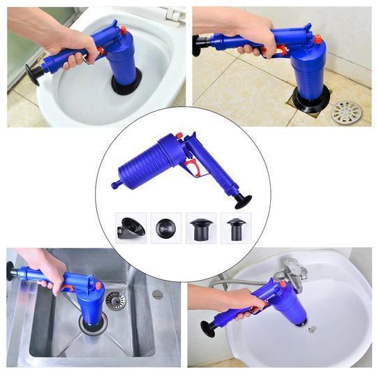 CLEANER™ GUN : HIGH PRESSURE TOILET PLUNGER [2020 AIR POWER UPGRADE] - 5econds.co