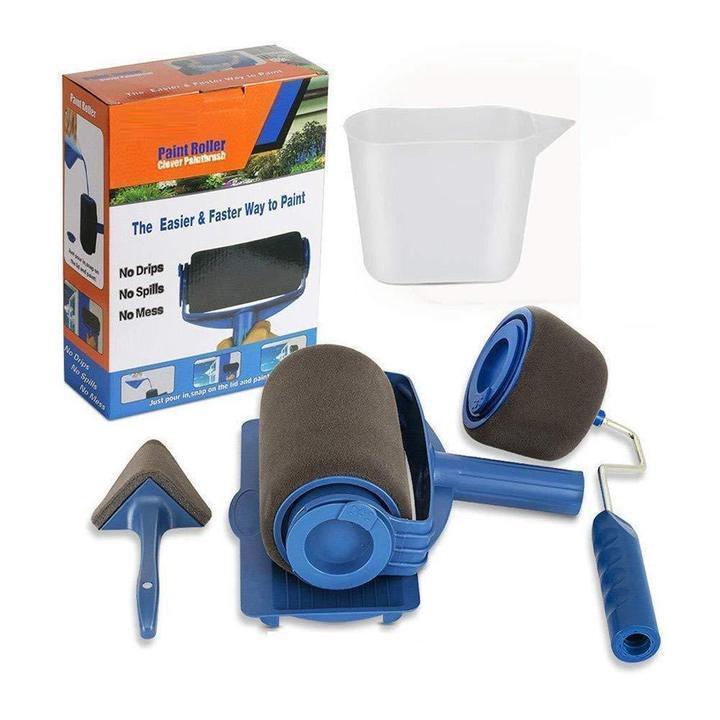 Multifunctional Paint Roller Pro Kit - DIY Brush Tool Household Corner Home Office Room Wall - 5econds.co