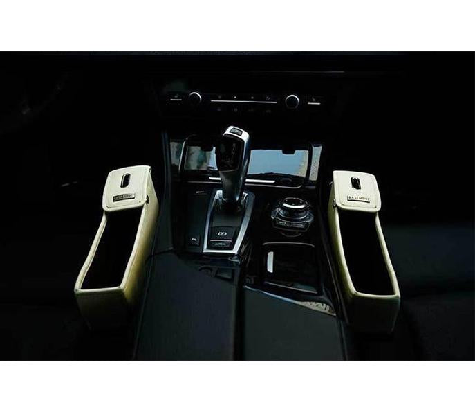 Multifunctional Car Seat Organizer - Storage Box Car Organizer Seat Gap PU Case Pocket Car Seat Side Slit for Wallet Phone Coins Cigarette Keys Cards For Universal - 5econds.co
