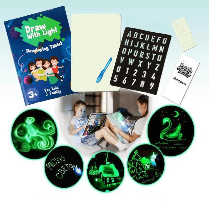Light Drawing Toy - Fun And Developing Neon Toy - 5econds.co