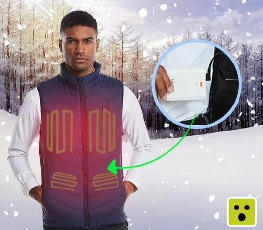 Electric Heated Vest Men Women Heating Waistcoat Thermal Warm Clothing Usb Heated Outdoor Vest Winter Heated Jacket - 5econds.co