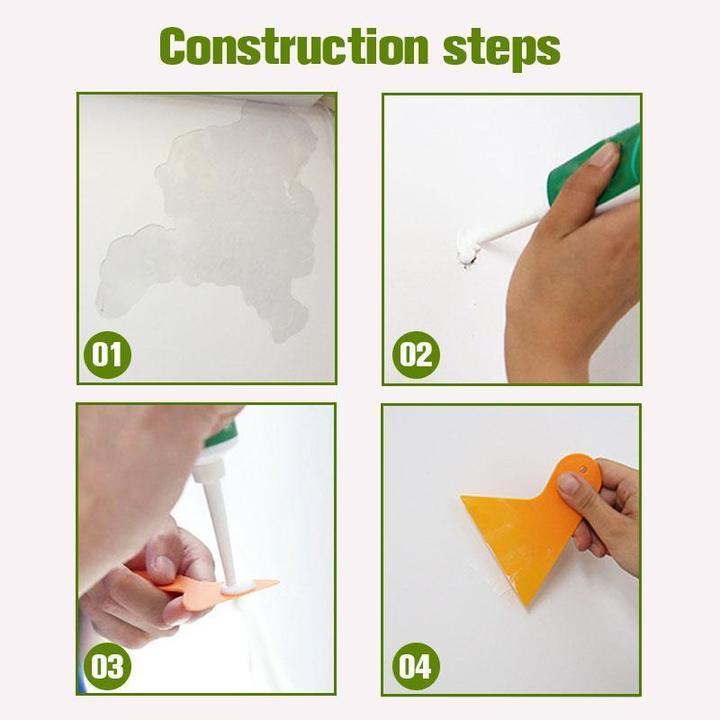 Wall Mending Agent (Gift Giving Now: Scraper) - Valid mould proof Wall Mending Agent Wall Repair Cream Wall Crack Nail Repair quick-drying patch restore - 5econds.co