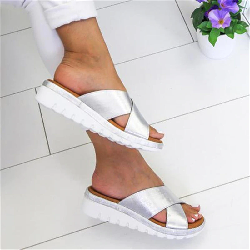 Dr. Home - Posture Alignment Cross Sandals - 5econds.co
