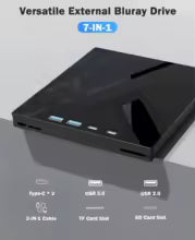 7-in-1 External USB DVD Drive