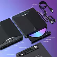 7-in-1 External USB DVD Drive