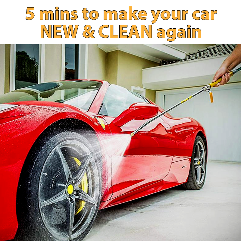 HydroJet™: 2-in-1 High Pressure Power Washer High PSI Cleaner Sale - 5econds.co