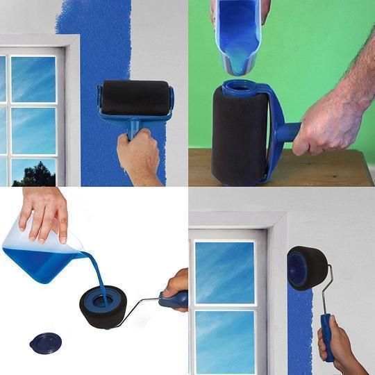 Multifunctional Paint Roller Pro Kit - DIY Brush Tool Household Corner Home Office Room Wall - 5econds.co