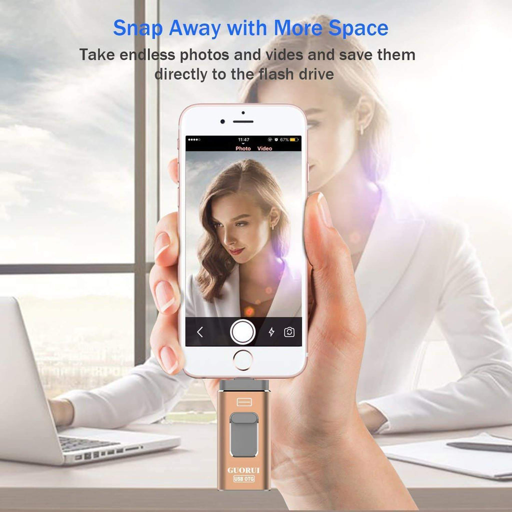 iFLASH™ -  USB Drive for iPhone, iPad & Android [New Tech 2020] - 5econds.co